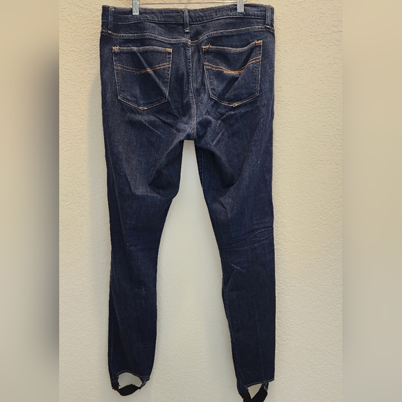 GAP 1969 Dark Blue Stirrup Jeans size 33/16r - Picture 11 of 14
